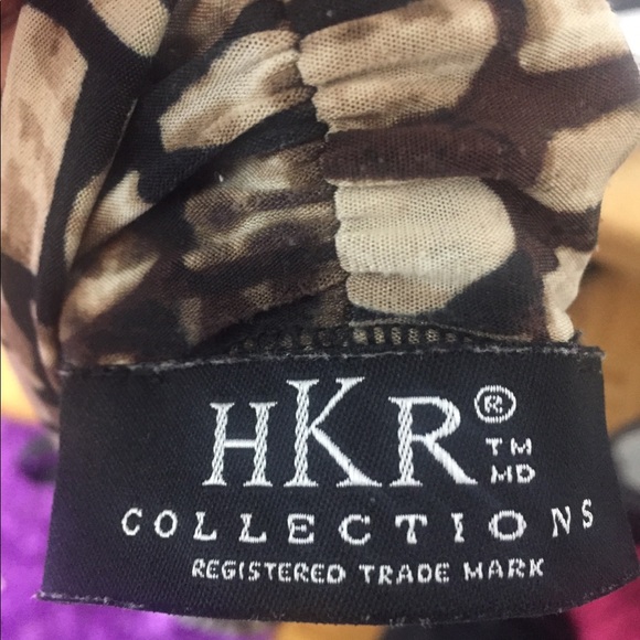 HKR BROWN AND BEIGE WOMAN SLEEVELESS TOP - Picture 4 of 4